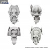 Demon Slayer: Kimetsu no Yaiba - Pack 4 figurines Shinobu, Kanao, Aoi et Kanae, Chokotto Hikkake Petit