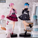 PRE ORDER - Re:Zero - Figure Rem or Ram Girly Outfit Pink & Black, Trio-Try-iT