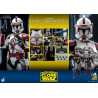 Star Wars: The Clone Wars - Figurine Clone Commander Fox ou Dark Sidious