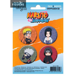 Naruto Shippuden badges -...