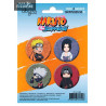 Naruto Shippuden badges - Characters version chibi