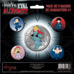 Fullmetal Alchemist badges...