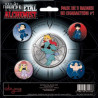 Fullmetal Alchemist badges - Heroes version chibi