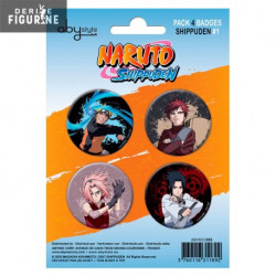 Naruto Shippuden badges -...