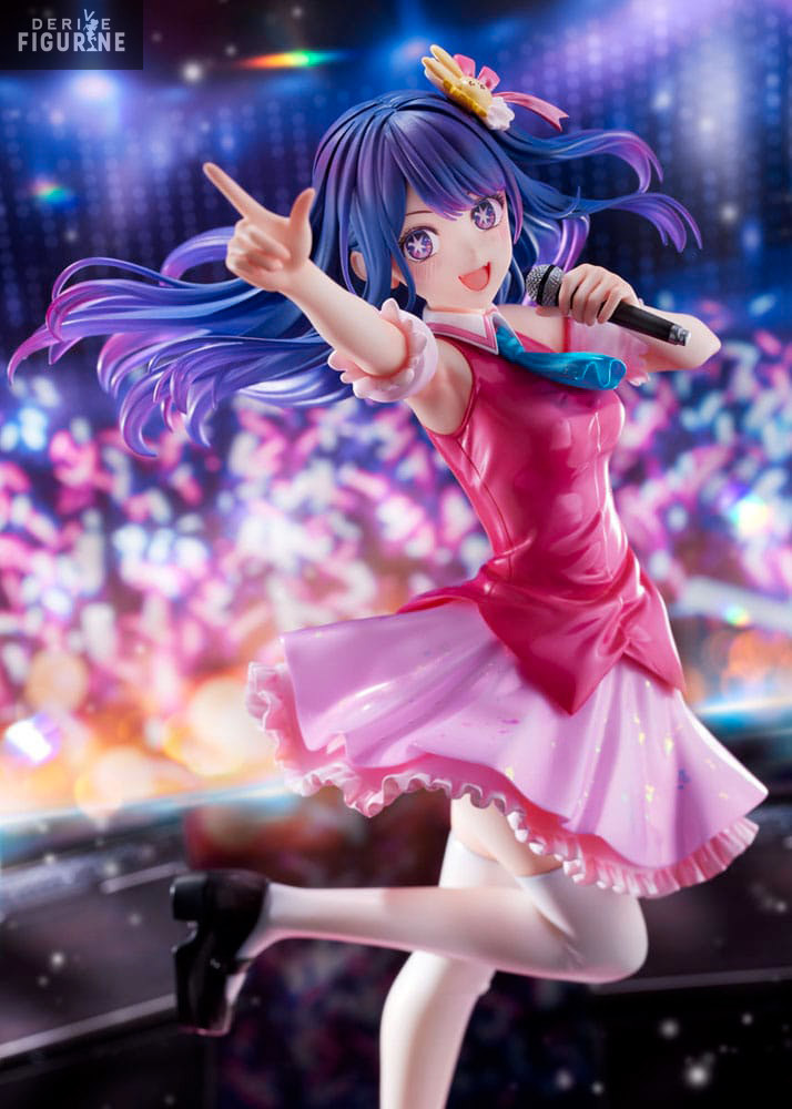 Oshi No Ko Epitome Hoshino Ai Figure Oshi No Ko Anime Figure Standing Pose Pink Dress Statue 285922