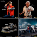 PRE ORDER - Back to the Future Part - Doc Brown, Marty McFly, DeLorean or Pack figure, Art Scale