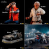 Back to the Future Part - Doc Brown, Marty McFly, DeLorean or Pack figure, Art Scale