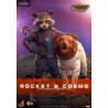 Marvel, Guardians of the Galaxy Vol. 3 - Pack 2 figures Rocket & Cosmo, Movie Masterpiece