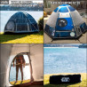 Star Wars - Tente de camping au choix R2-D2 ou Étoile de la mort