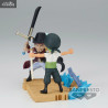 One Piece - Figurine Roronoa Zoro vs Dracule Mihawk, WCF Log Stories