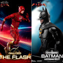 DC Comics The Flash Movie - Figurine Batman Modern Suit ou The Flash Deluxe, Dynamic 8ction Heroes