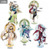 Genshin Impact - Kirara, Kaveh, Rosaria, Ningguang or Baizhu figure, Acrylic Theme Series Character Vol. 5