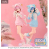 Re:Zero Starting Life in Another World - Figurine Rem or Ram, Luminasta Mofumofu Pack