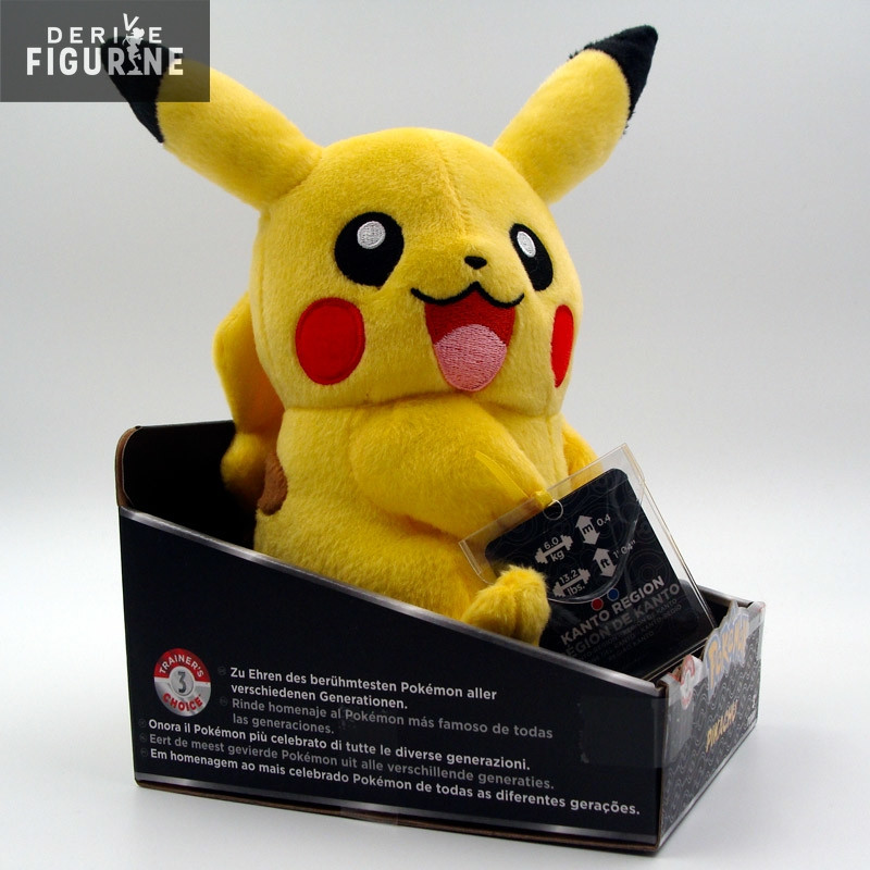 Peluche Pokémon - Pikachu joyeux