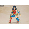 DC Comics - Wonder Woman Fumikane Shimada figure Another Color, Plastic Model Kit Cross Frame Girl