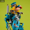 Dragon Ball Z - Figure Son Goku & Son Gohan & Robot with two legs, Desktop Real McCoy EX diorama