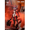 Original Character - Alloy Articulated Assemblable Model Thunderbolt-Barbera Red figure, Plastic Model Kit