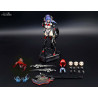 Original Character - Alloy Articulated Assemblable Model Thunderbolt-Barbera Red figure, Plastic Model Kit