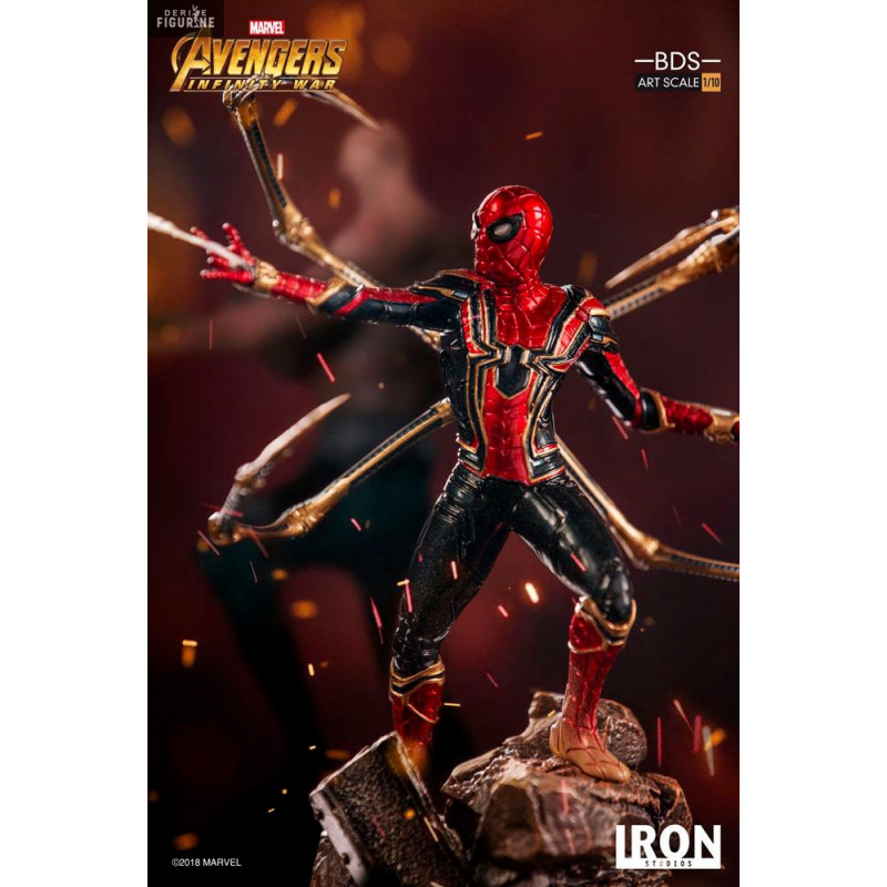 Marvel, Avengers Infinity War - Figurine Iron Spider-Man, BDS Art Scale