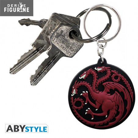 Porte-clés Game Of Thrones – Dragon Maison Targaryen, En Alliage, Pour Fans