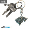 Porte-clés Game of Thrones - Stark 3D