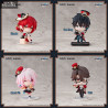 Honkai: Star Rail Welcome to Train Tea Party - Figurine Dan Heng, Himeko, March 7th ou Welt, Chibi