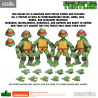 Teenage Mutant Ninja Turtles - Pack figures Deluxe Set, 5Points Plus