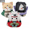 Naruto Shippuden - Pack Figurines Tsunade, Jiraya & Orochimaru, With Gift Mega Cat Project Nyanto! The Big Nyaruto