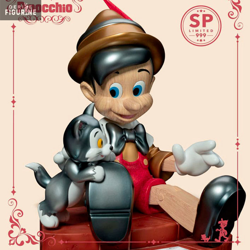 Disney - Pinocchio figure Wooden, Master Craft Special Edition