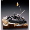 DC Comics The Dark Knight series - Figurine Batman et Batmobile Tumbler in Gotham City, Legacy of Revoltech LR-054