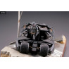 DC Comics The Dark Knight series - Figurine Batman et Batmobile Tumbler in Gotham City, Legacy of Revoltech LR-054