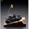 DC Comics The Dark Knight series - Figurine Batman et Batmobile Tumbler in Gotham City, Legacy of Revoltech LR-054