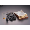DC Comics The Dark Knight series - Figurine Batman et Batmobile Tumbler in Gotham City, Legacy of Revoltech LR-054