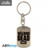 The Walking Dead keychain - Dog tag logo