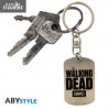 The Walking Dead keychain - Dog tag logo