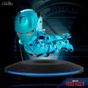 PRÉCOMMANDE - Marvel, The Infinity Saga - Figurine Iron Man Stealth Mode diorama lumineux flottant, Egg Attack