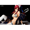 Fairy Tail - Figurine Erza Scarlet White Tiger CAT, Gravure Style