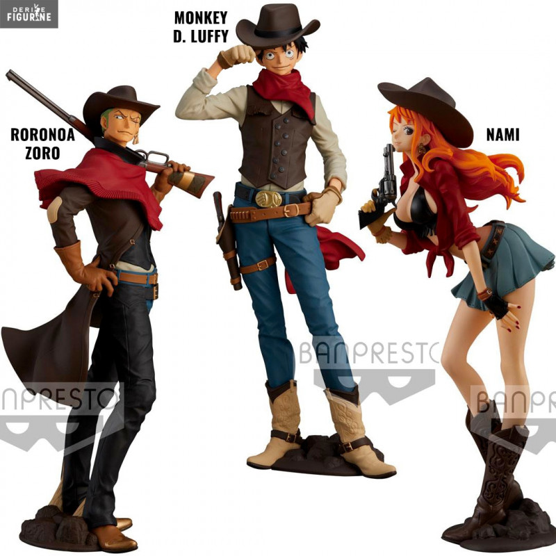 cowboy luffy figure