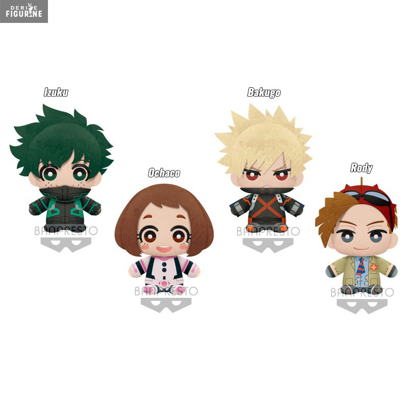Gift product offers Christmas - My Hero Academia - Izuku, Bakugo, Ochaco or Rody random plush, Tomonui Series 1