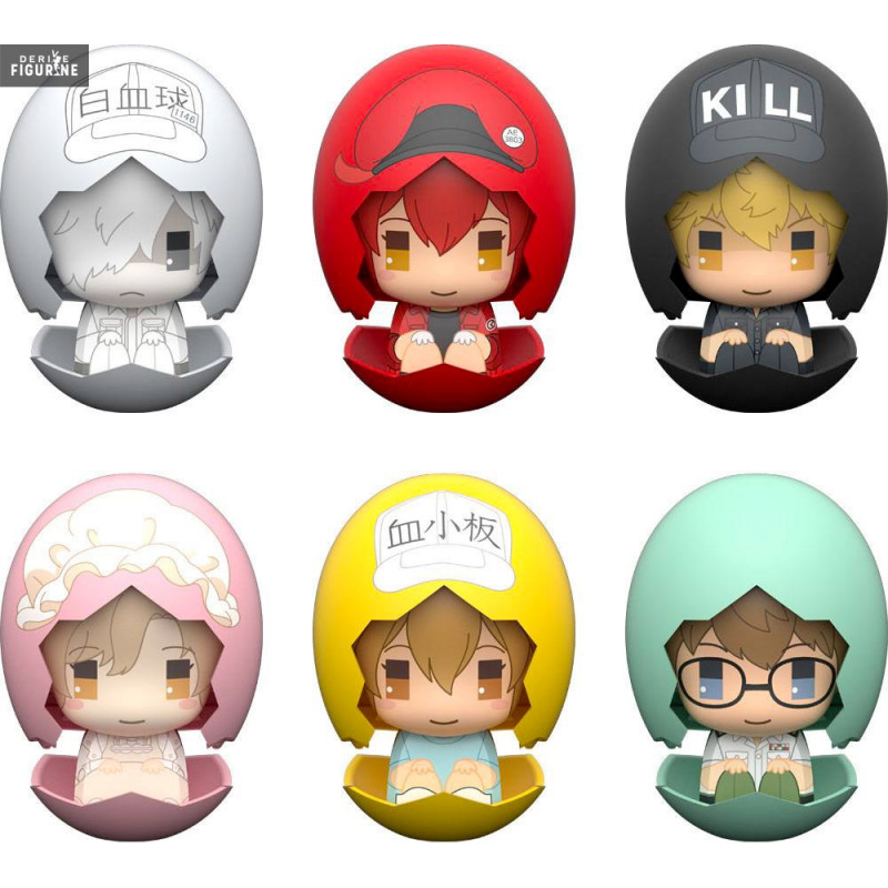 Cells at Work! - Pack 6 figurines Piyokuru