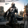 Star Wars The Mandalorian - Figurine Din Djarin & Din Grogu, Art Scale