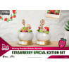 Disney - Pack 2 figurines Tic & Tac Strawberry Special Edition, Pocket Plants Series Mini Diorama Stage