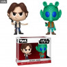 Star Wars 2 figures pack of your choice - Luke and Leia or Han Solo and Greedo, Vynl