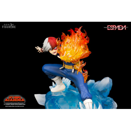 Figurine Todoroki Shoto – Version Q (MHA), PVC Articulé, 10 Cm, Cadeau Collectionneur