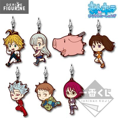 The Seven Deadly Sins Rubber Strap Keychain enSKY NEW