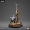 Star Wars - Figurine C-3PO & R2D2 Deluxe, Art Scale
