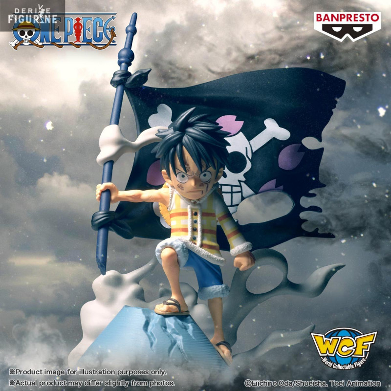 One Piece - Luffy Flag figure, WCF Log Stories