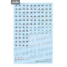 Megami Device - Accessoire pour figurines Plastic Model Kit, Buster Doll Paladin Eye Decal Set M.S.G