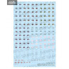 Megami Device - Accessoire pour figurines Plastic Model Kit, Buster Doll Paladin Eye Decal Set M.S.G