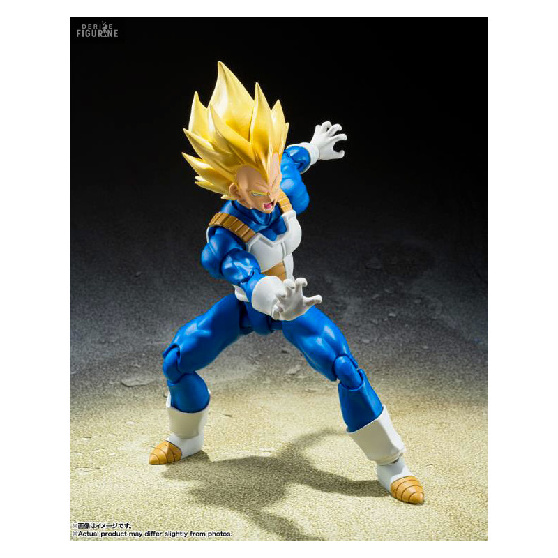 Dragon Ball Z - Figurine Super Saiyan Vegeta (Awakened Super Saiyan Blood), S.H. Figuarts